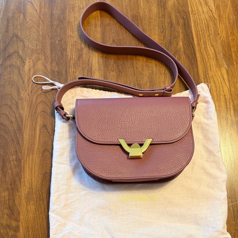 New Coccinelle Leather Crossbody Bag